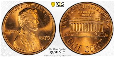 1975 1C MS65RD