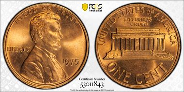 1975 1C MS66RD