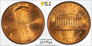 1983-D 1C MS67RD