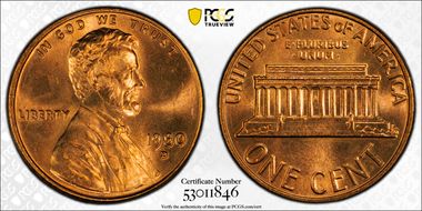 1980-D 1C MS65RD