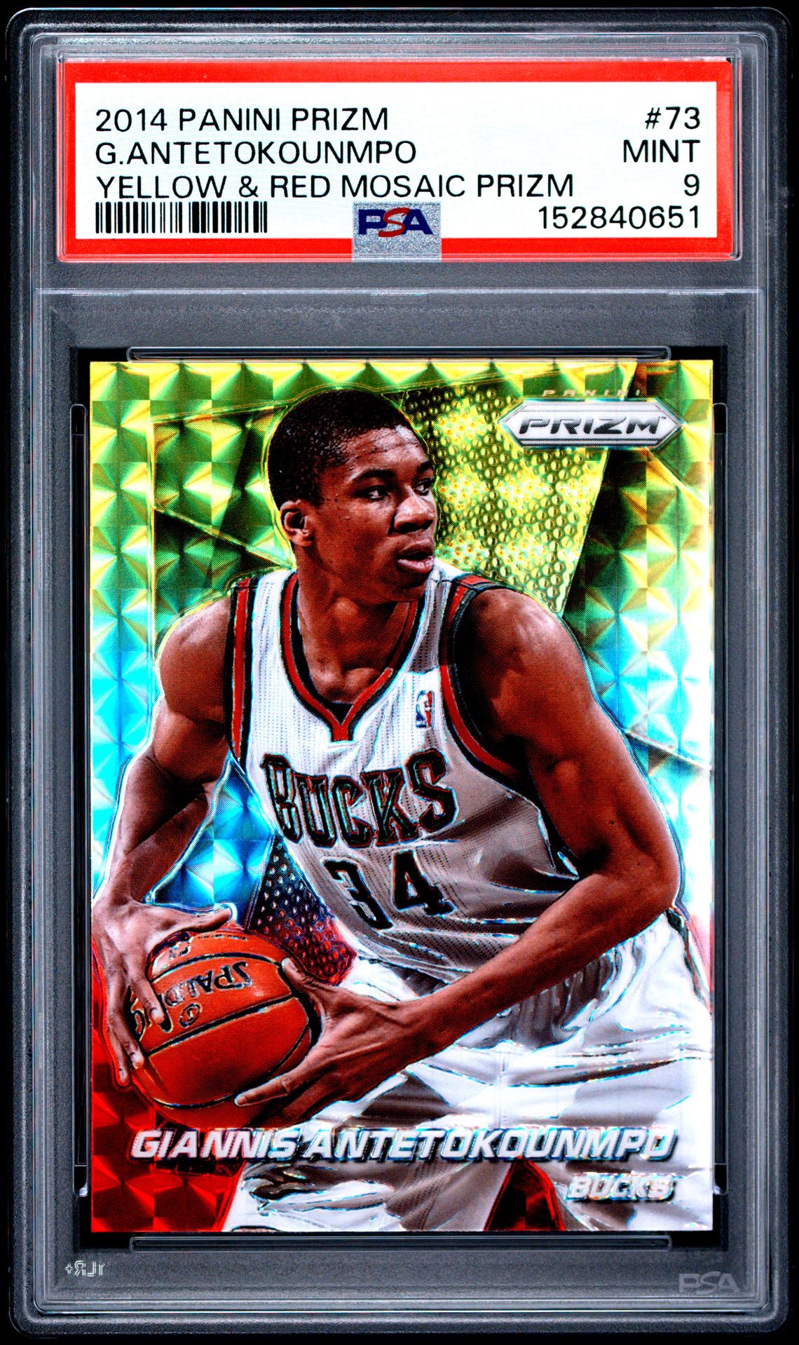 2014 Panini Panini Prizm #73 G.Antetokounmpo front