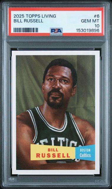 2025 Topps #6 Bill Russell front