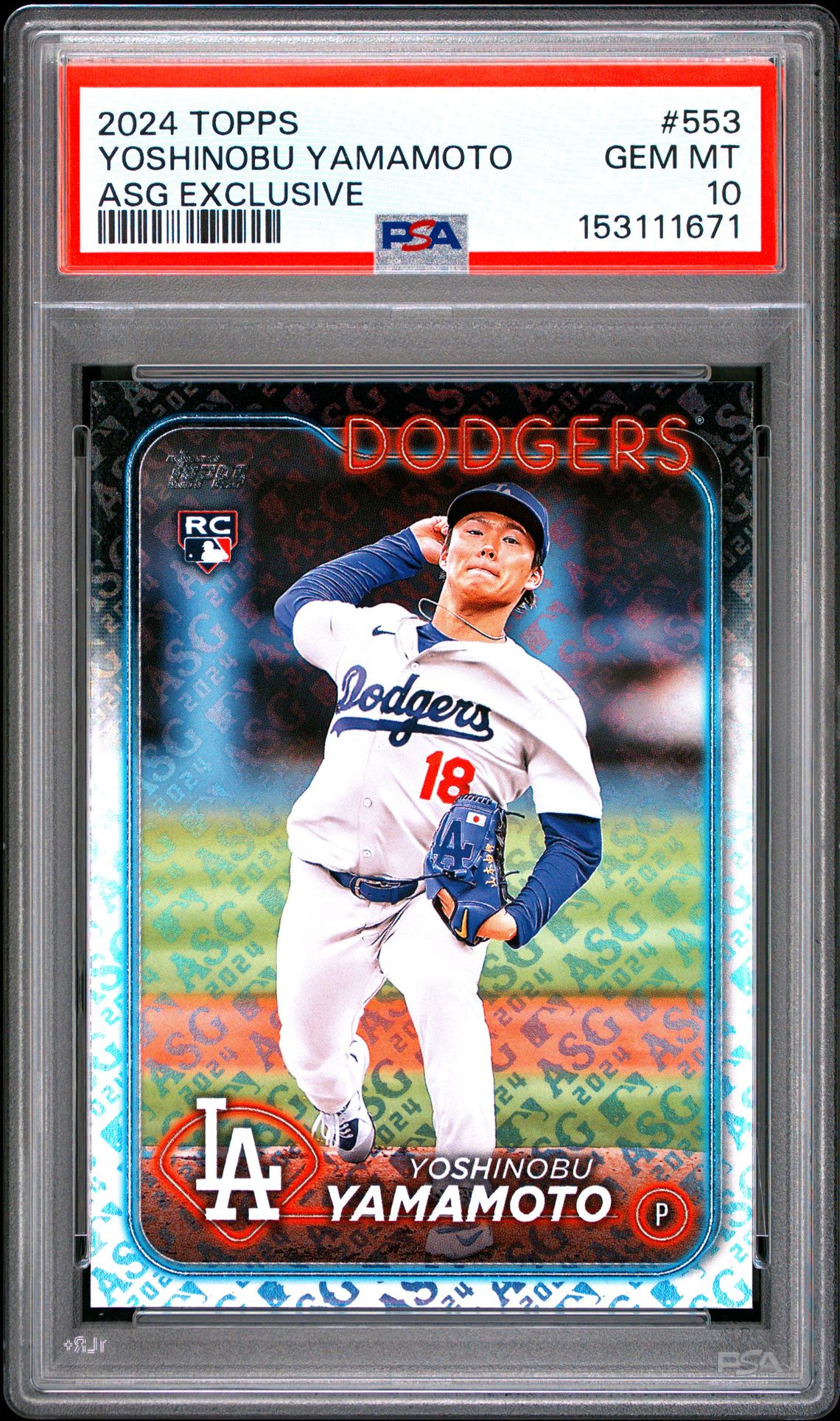 2024 Topps TOPPS ASG EXCLUSIVE #553 Yoshinobu Yamamoto front