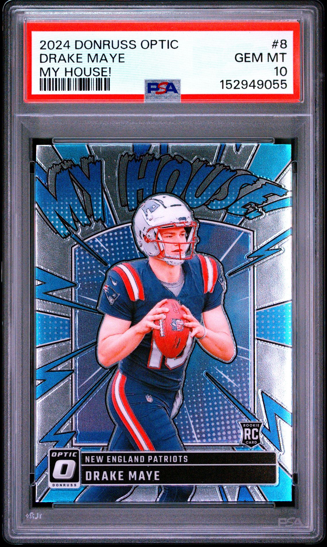 2024 Panini PANINI DONRUSS OPTIC MY HOUSE! #8 Drake Maye front