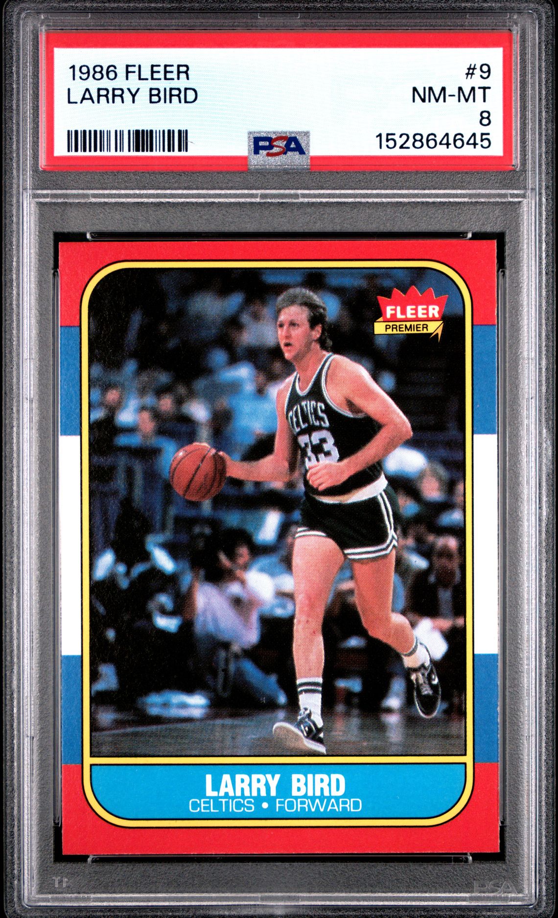 1986 Fleer FLEER #9 Larry Bird front