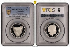 2001 20C Tasmania PR70DCAM