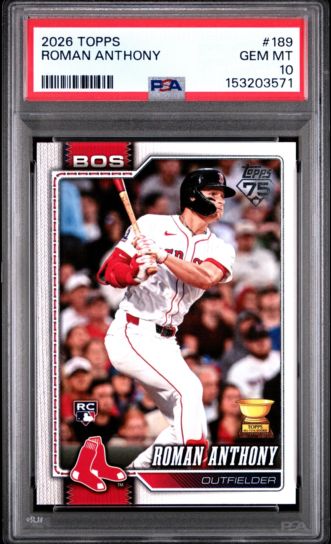 2026 Topps Roman Anthony #189 Gem Mt 10 front
