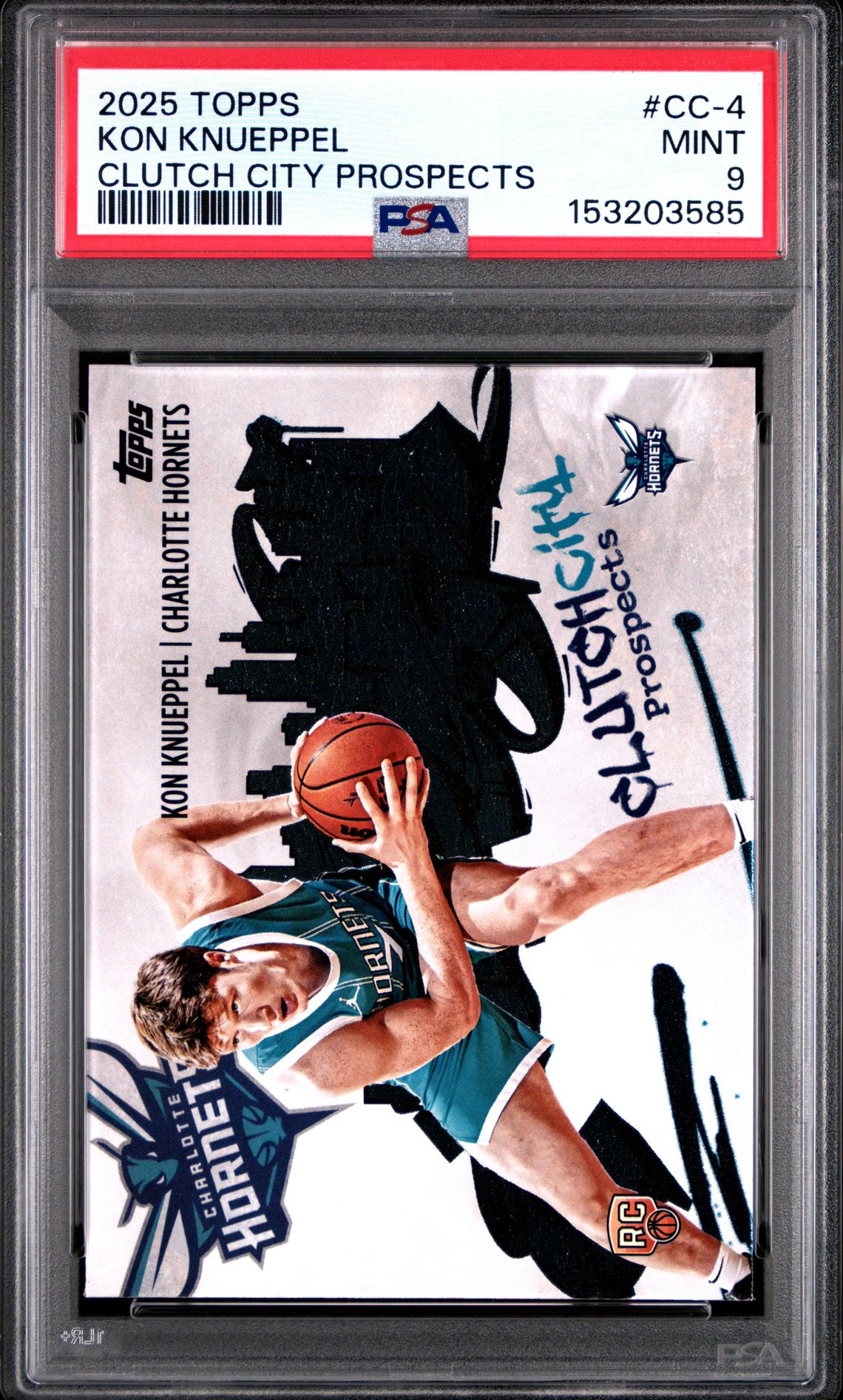 2025 Topps Clutch City Prospects Kon Knueppel #Cc-4 Mint 9 front