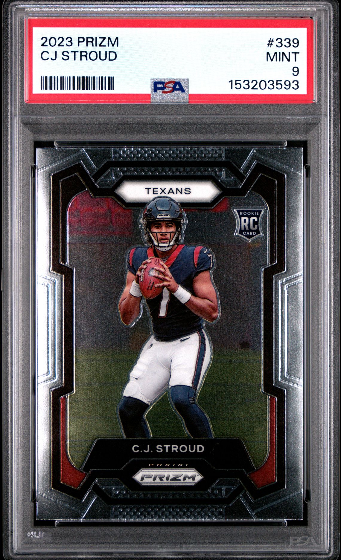 2023 Panini Prizm Cj Stroud #339 Mint 9 front