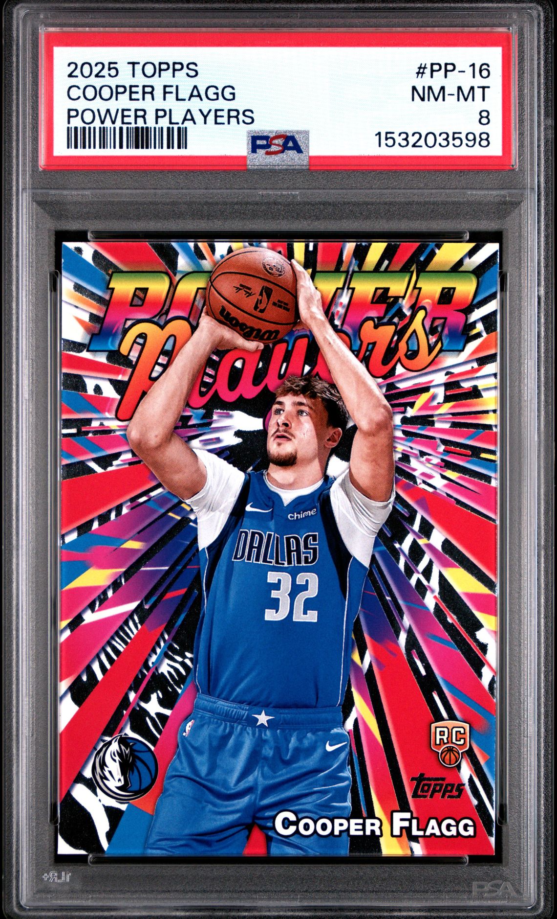 2025 Topps Power Players Cooper Flagg #Pp-16 Nm-Mt 8 front