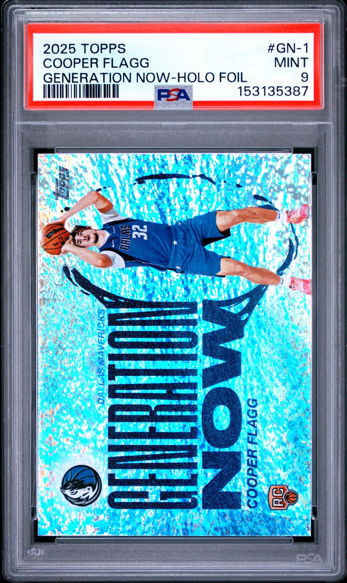 2025 Topps Generation Now Cooper Flagg #Gn-1 (Generation Now-Holo Foil) Mint 9 front