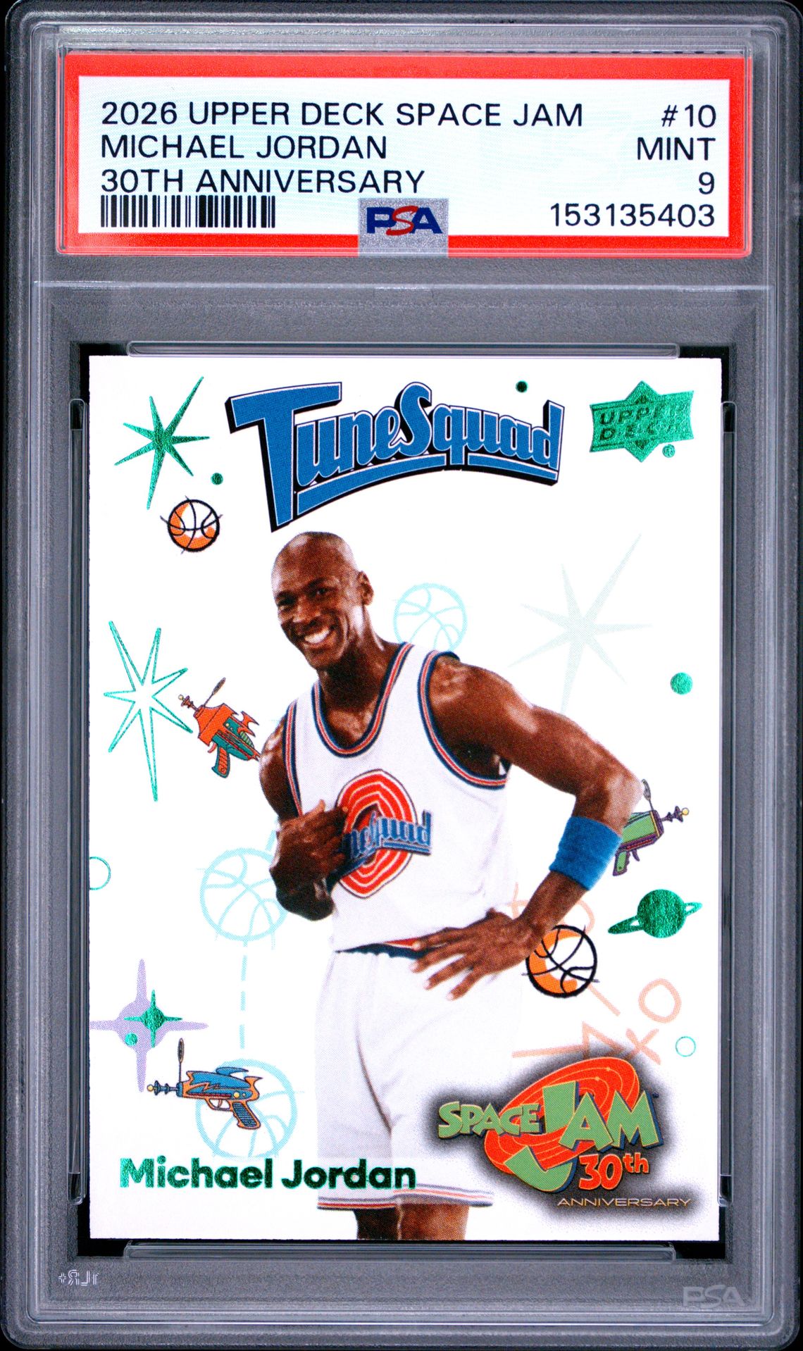 2026 Upper Deck Space Jam 30Th Anniversary Michael Jordan #10 Mint 9 front