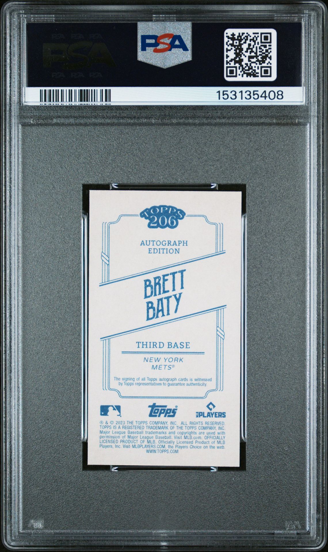 2023 Topps 206 Low Series Ted Williams (Low Series-Polar Bear) Nm-Mt 8 back