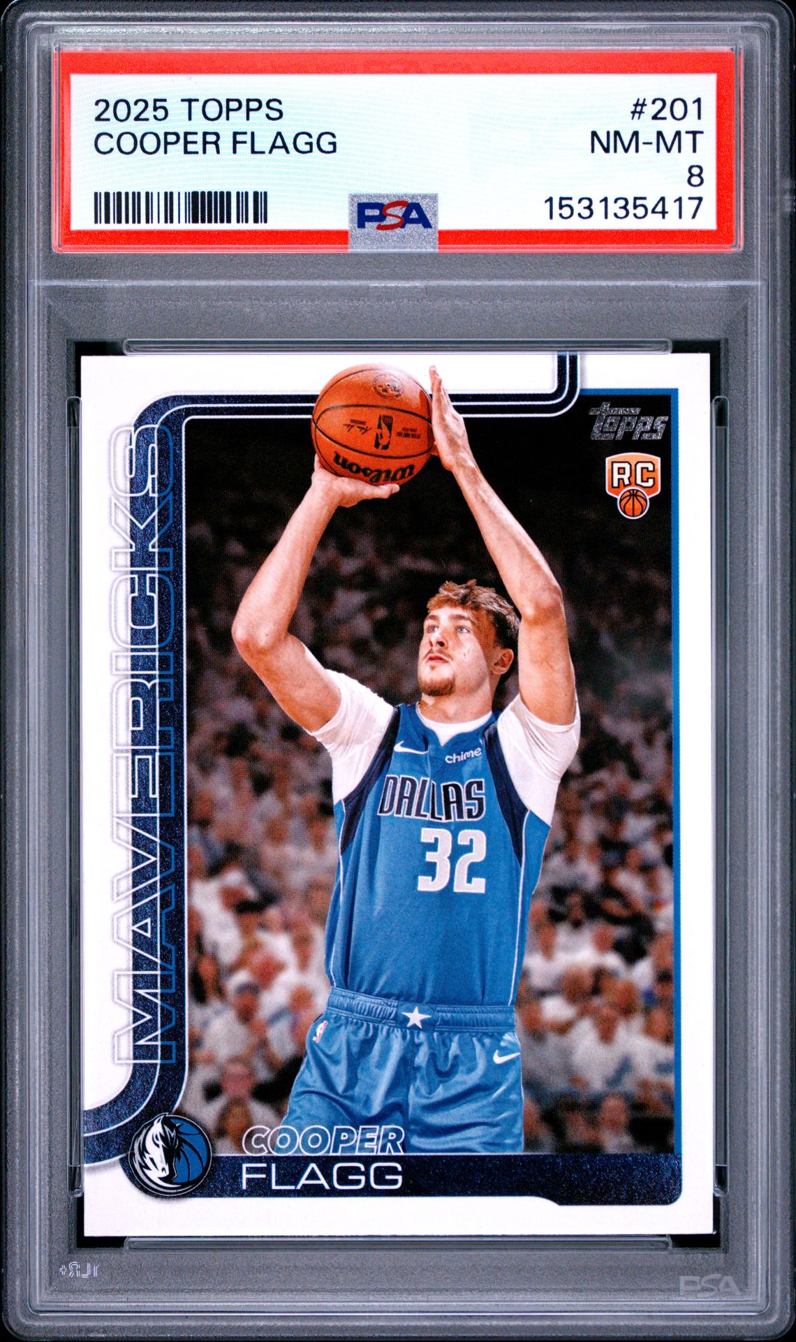 2025 Topps Cooper Flagg #201 Nm-Mt 8 front
