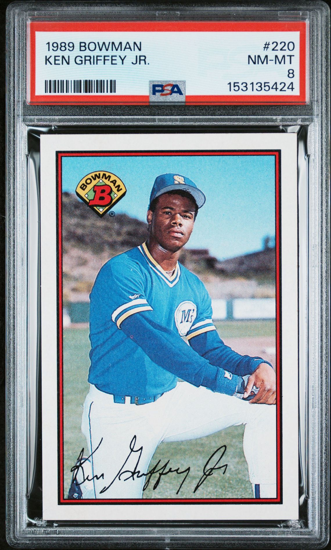 1989 Bowman Ken Griffey Jr. #220 Nm-Mt 8 front