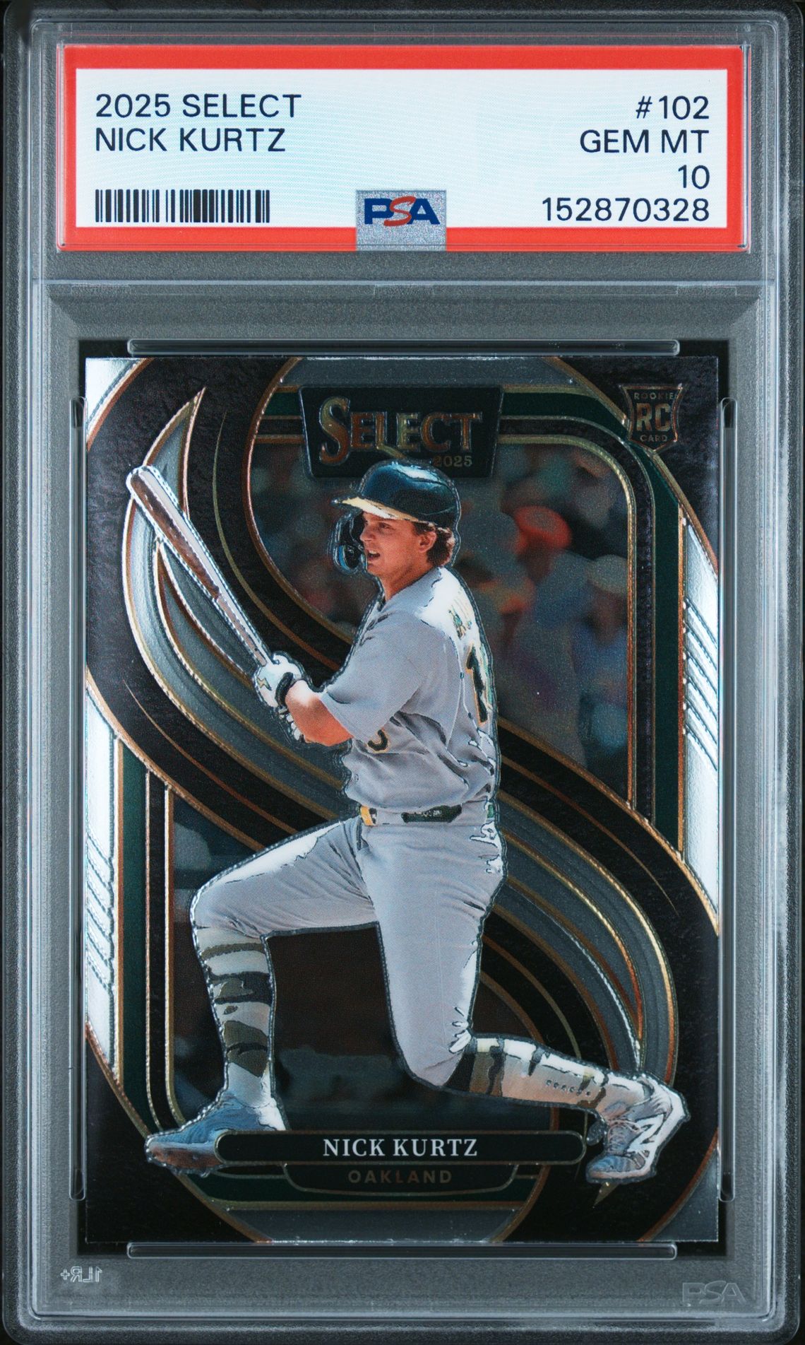 2025 Panini Select Nick Kurtz #102 Gem Mt 10 front