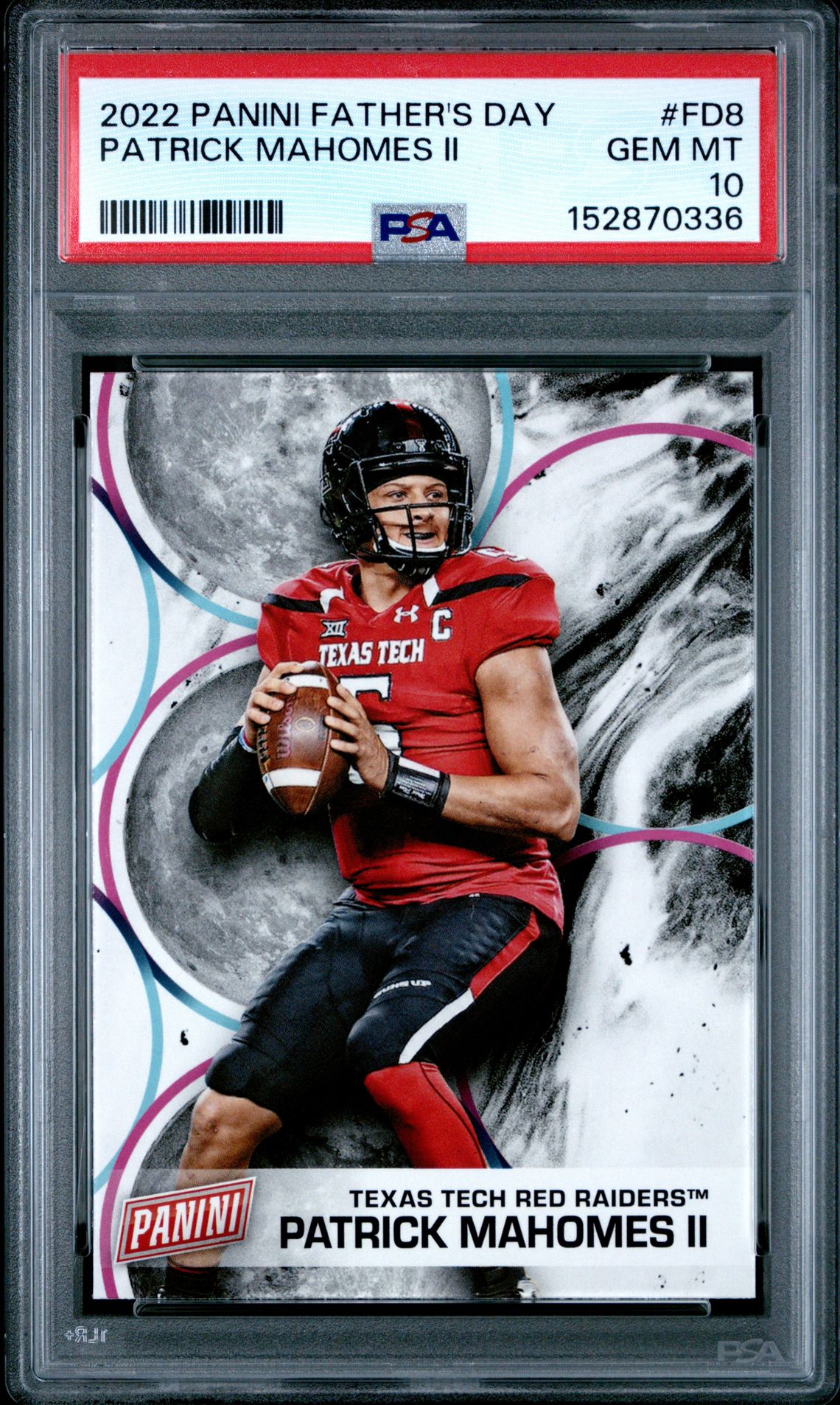 2022 Panini Father's Day Patrick Mahomes Ii #Fd8 Gem Mt 10 front