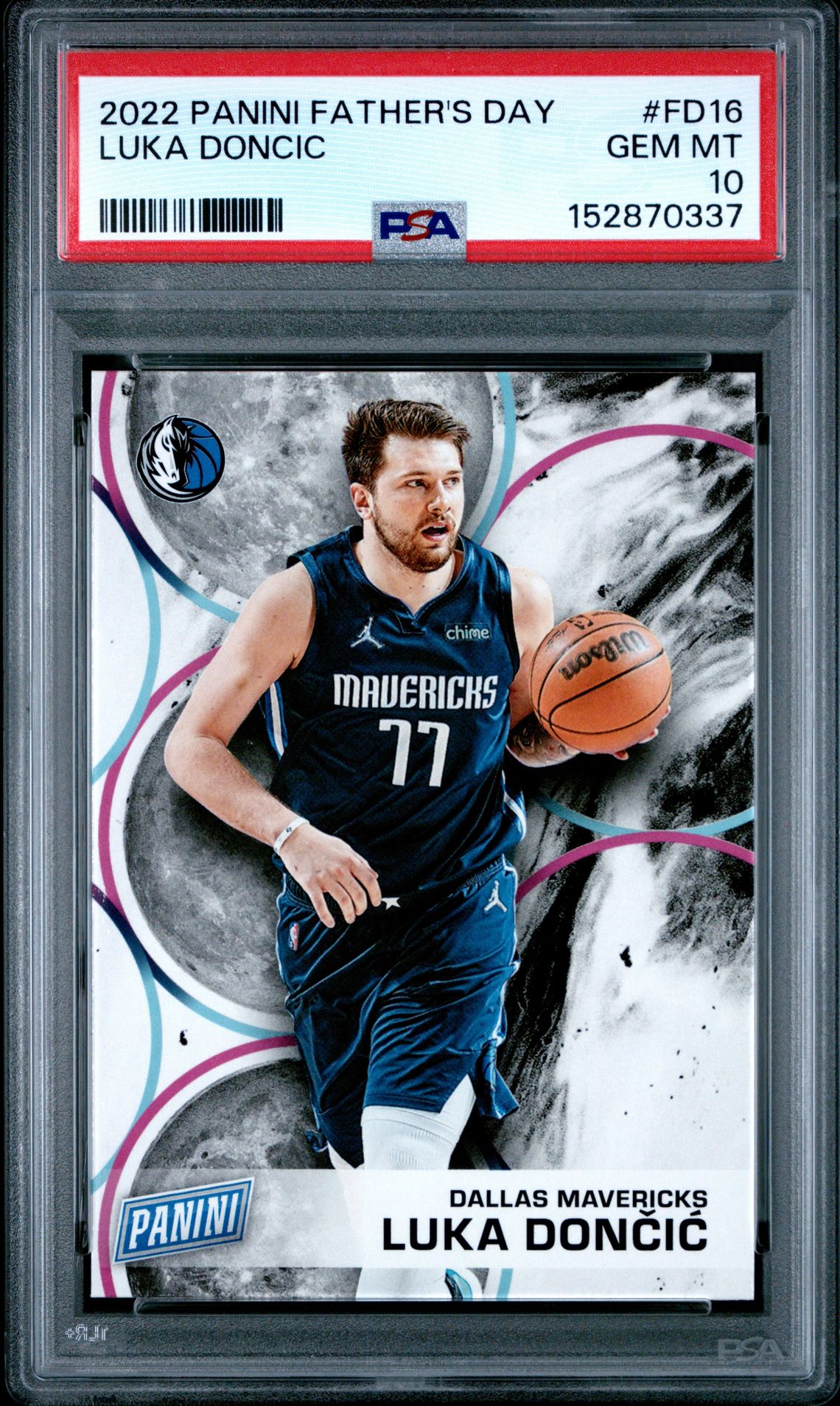 2022 Panini Father's Day Luka Doncic #Fd16 Gem Mt 10 front