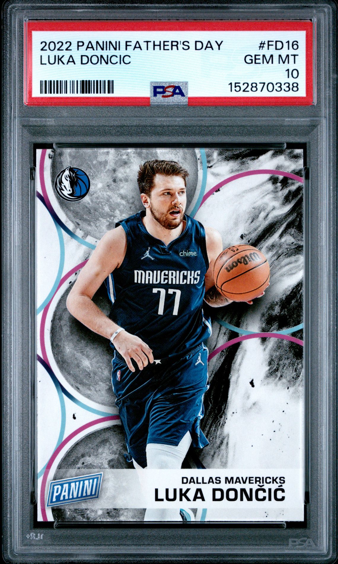 2022 Panini Father's Day Luka Doncic #Fd16 Gem Mt 10 front