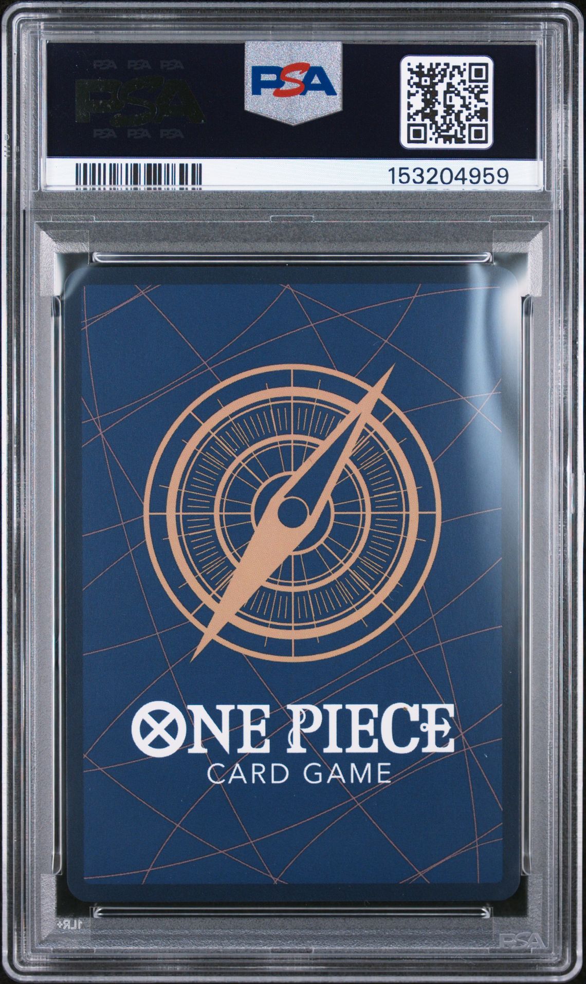 2023 One Piece Op02-Paramount War Monkey D. Luffy #041 (Alternate Art) Gem Mt 10 back view - PSA certificate #153204959