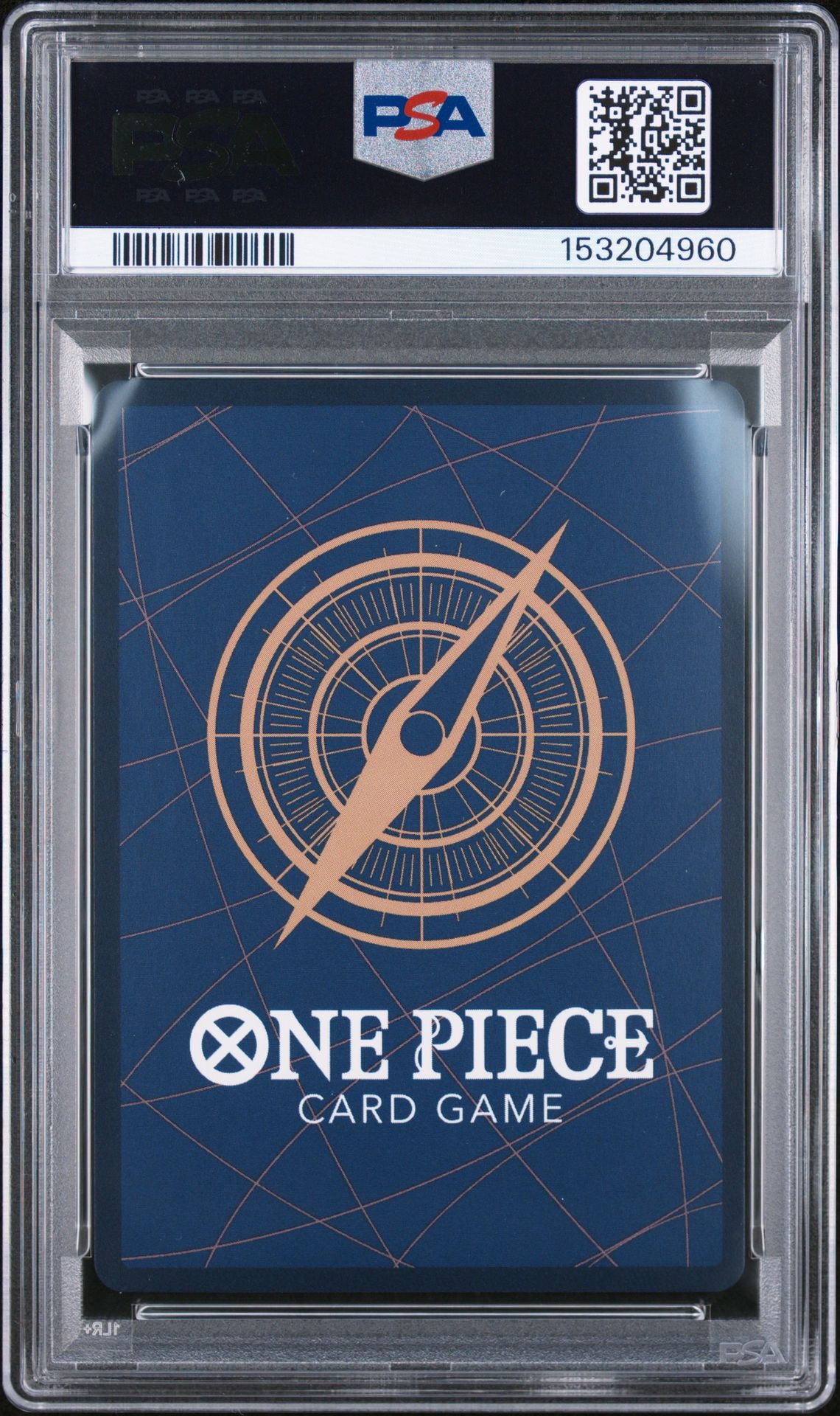 2023 One Piece Op02-Paramount War Monkey D. Luffy #041 (Alternate Art) Gem Mt 10 back view - PSA certificate #153204960