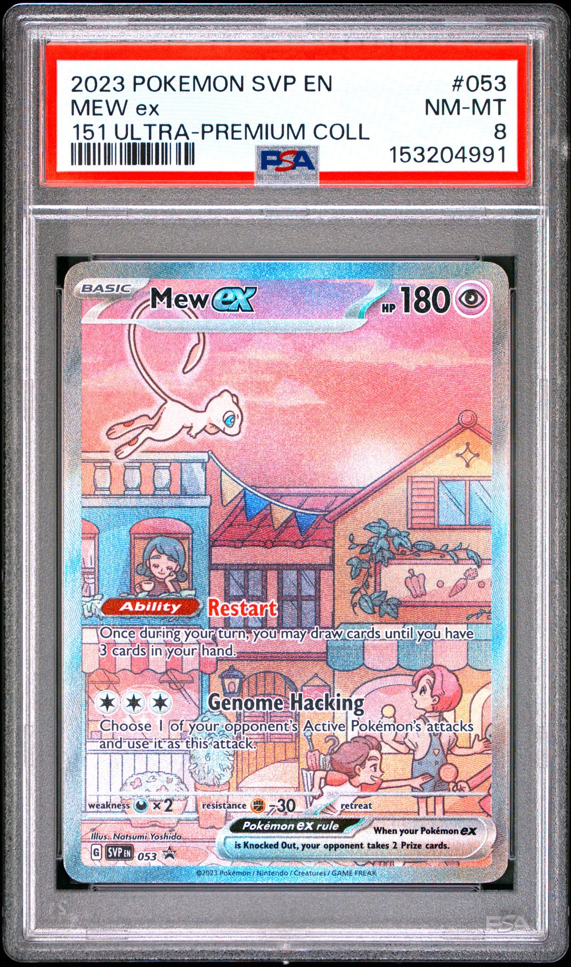 2023 Pokemon Svp En-Sv Black Star Promo Mew Ex #053 (151 Ultra-Premium Coll) Nm-Mt 8 front