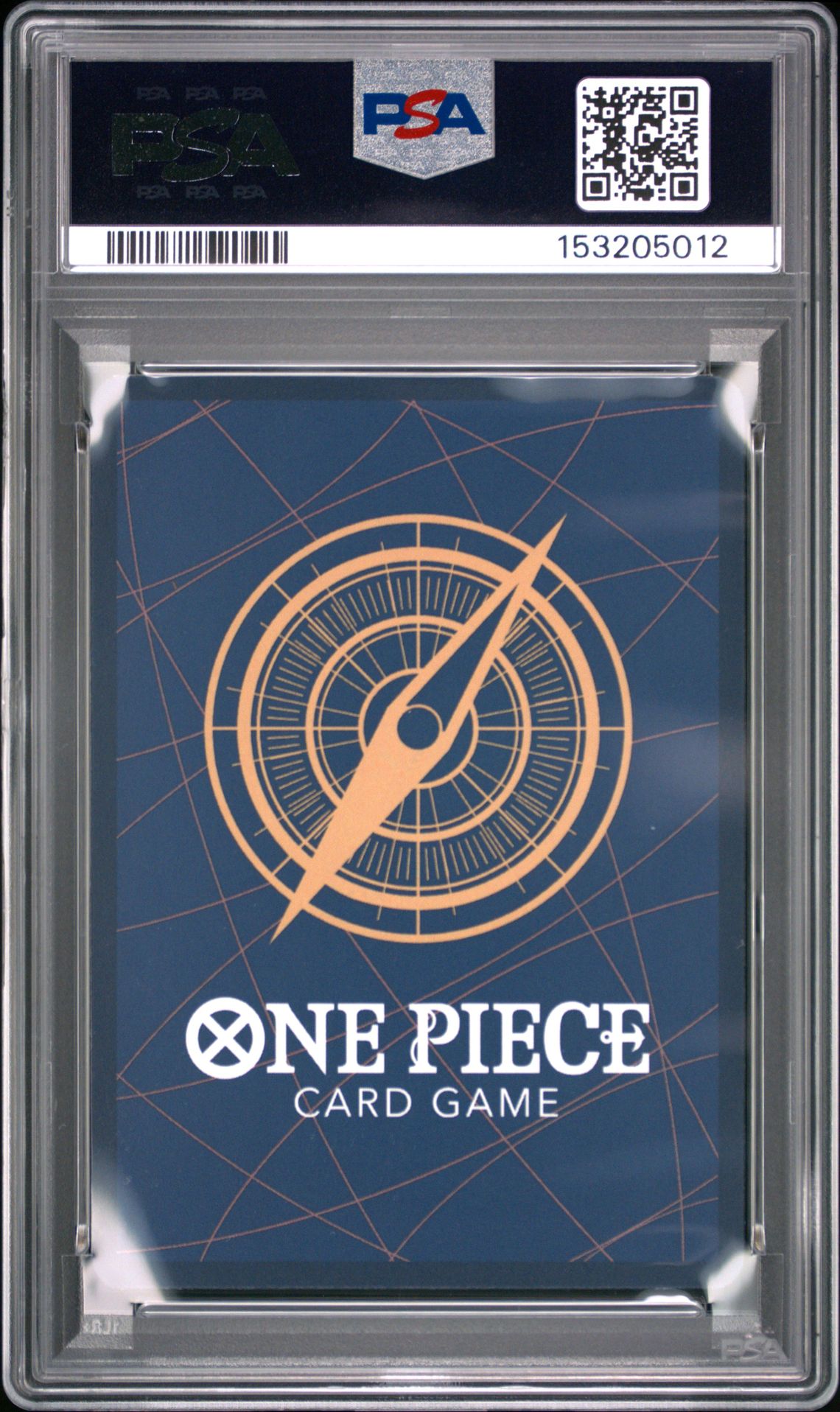 2025 One Piece Op10-Royal Blood Monkey D. Luffy #118 Gem Mt 10 back view - PSA certificate #153205012