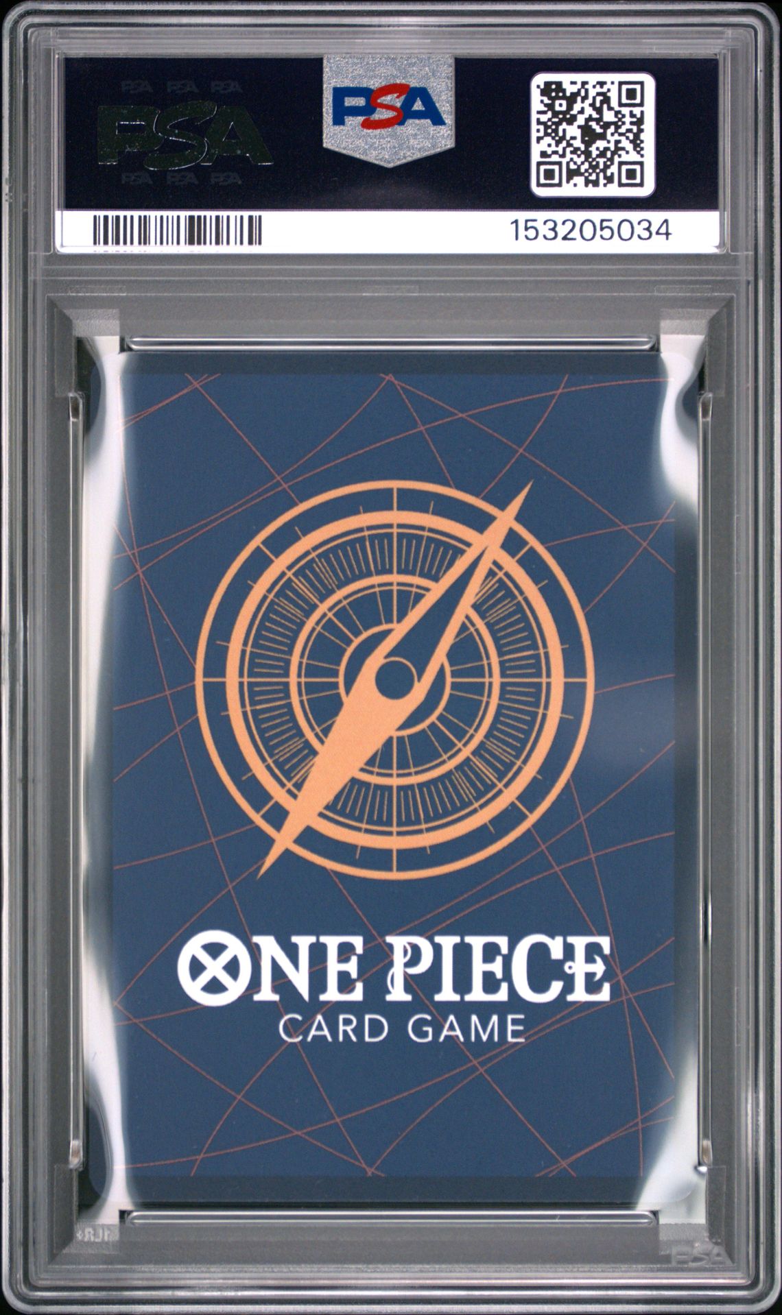 2026 One Piece Op14-Eb04-The Azure Sea's Seven You'll Frighten Me... #118 (Alternate Art) Gem Mt 10 back view - PSA certificate #153205034