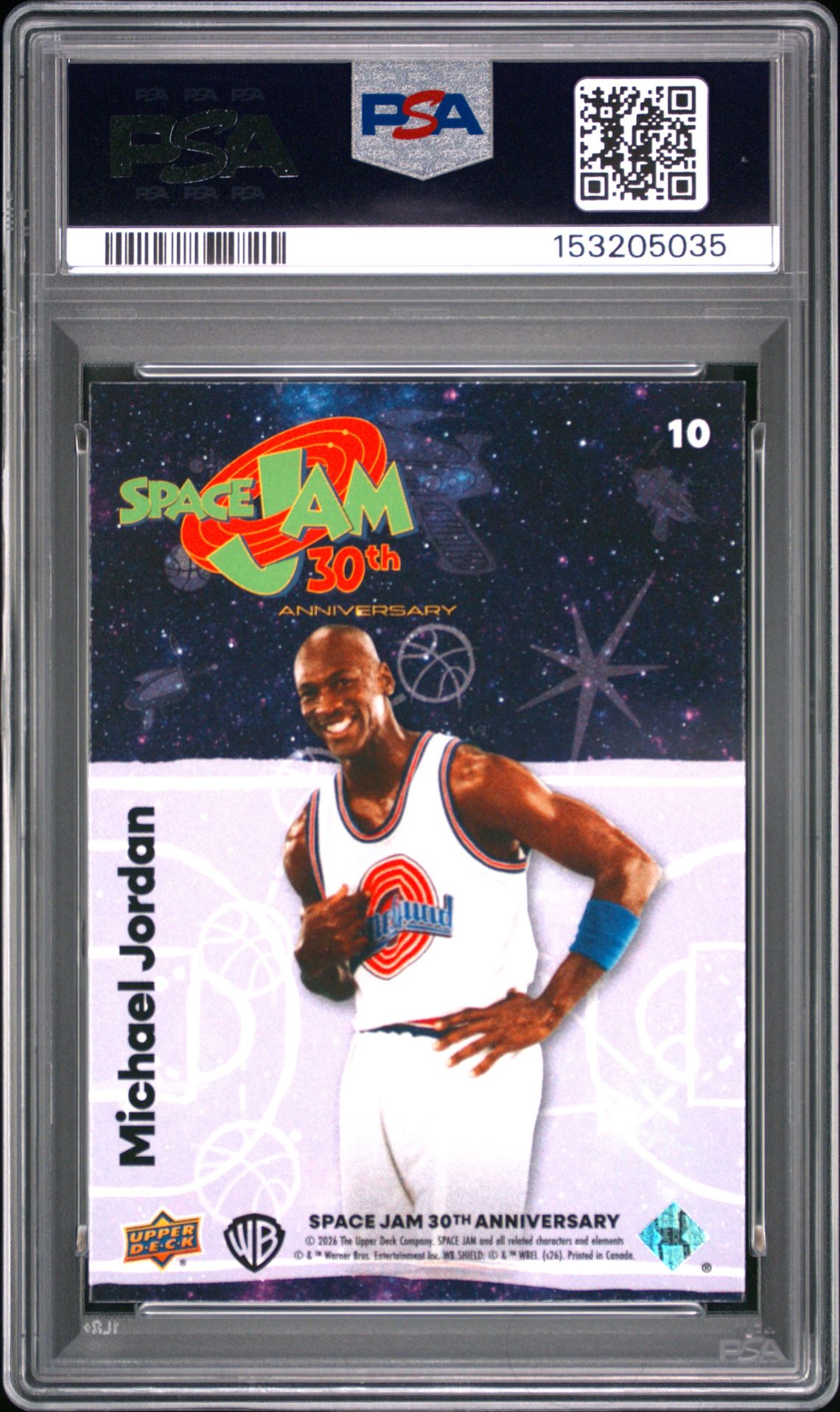 2026 Upper Deck Space Jam 30Th Anniversary Michael Jordan #10 Mint 9 back