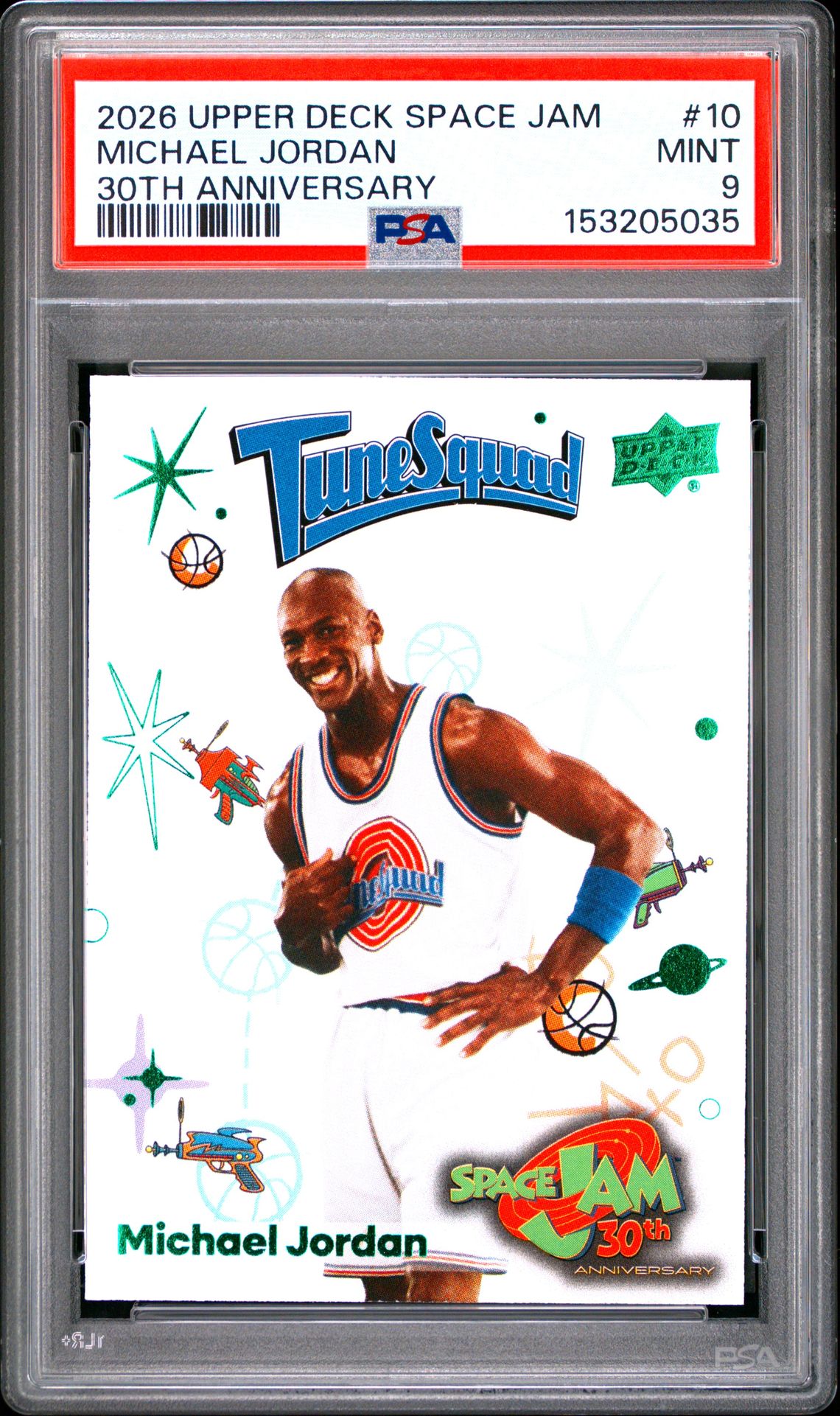 2026 Upper Deck Space Jam 30Th Anniversary Michael Jordan #10 Mint 9 front