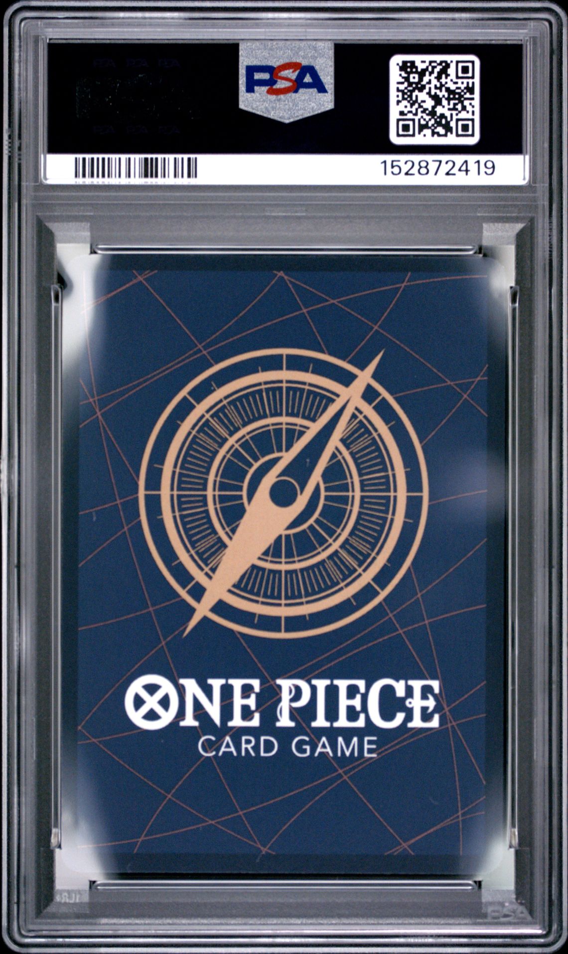2026 One Piece Op14-Eb04-The Azure Sea's Seven Nami #031 (Alternate Art) Gem Mt 10 back view - PSA certificate #152872419
