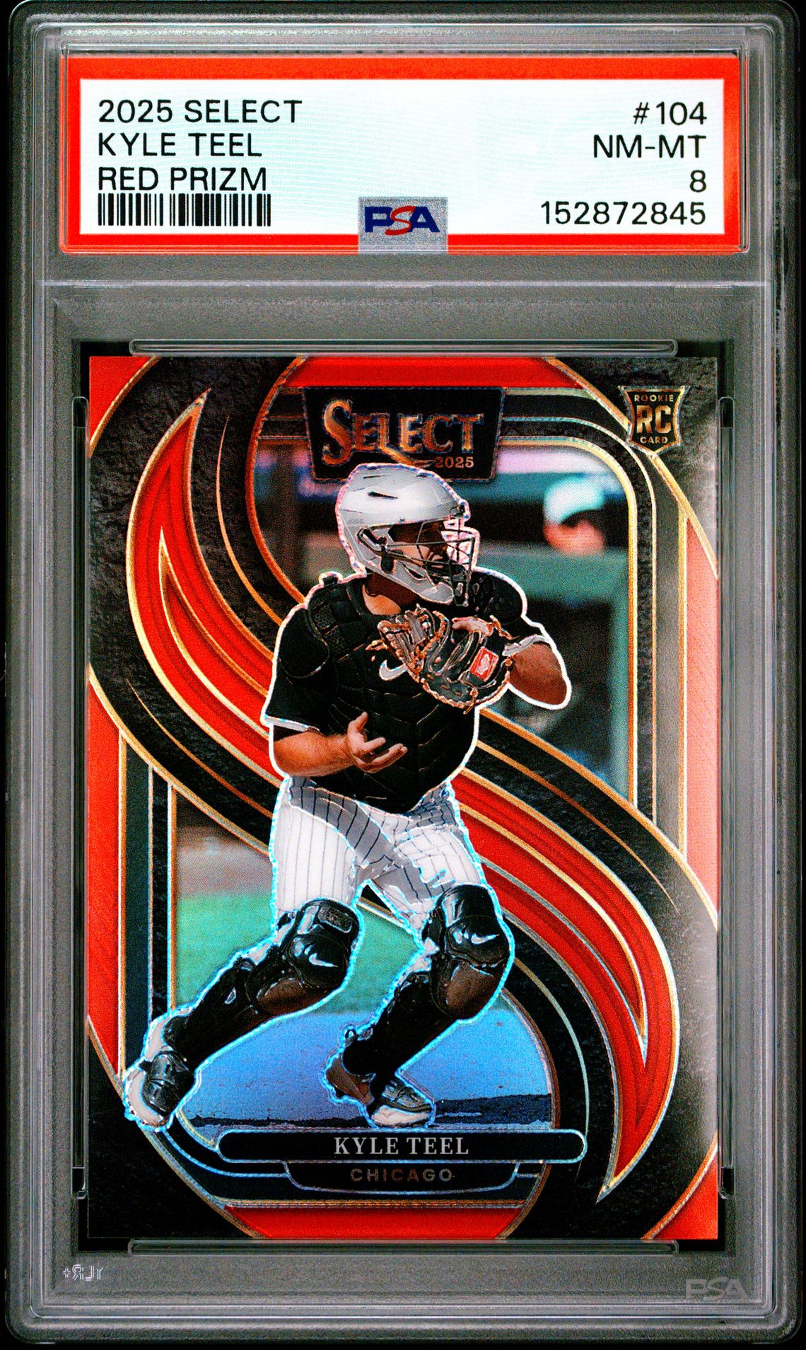 2025 Panini Select Kyle Teel #104 (Red Flash) Nm-Mt 8 front