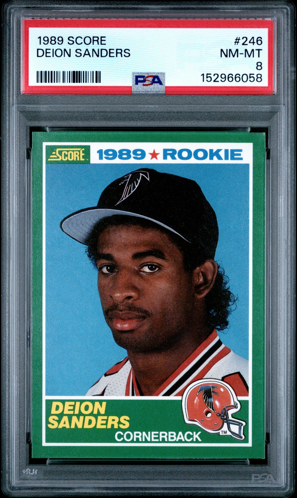 1989 Score Deion Sanders #246 Nm-Mt 8 front
