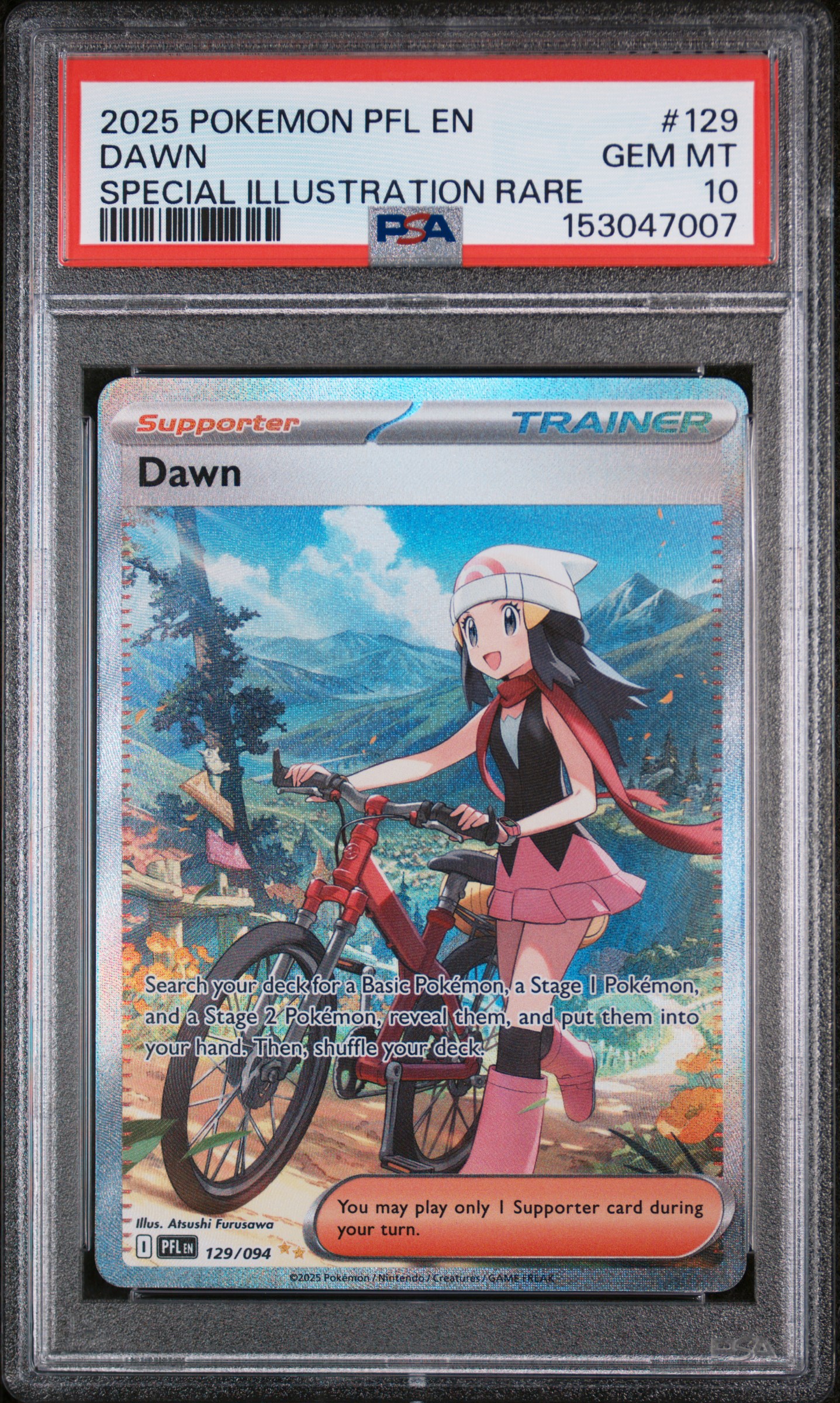 2025 #129 Dawn PSA 10 Pfl EN-Phantasmal Flames