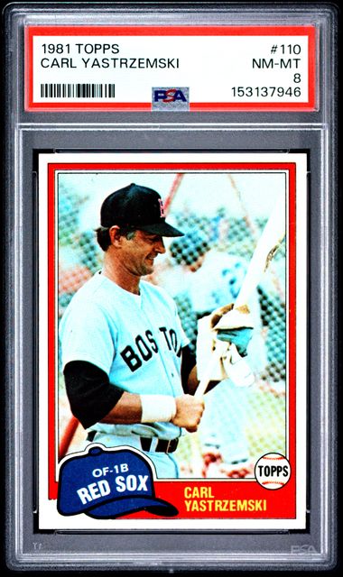 1981 Topps TOPPS #110 Carl Yastrzemski front