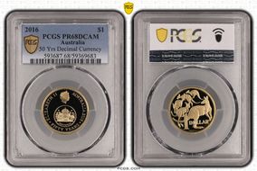 2016 $1 50 Yrs Decimal Currency PR68DCAM