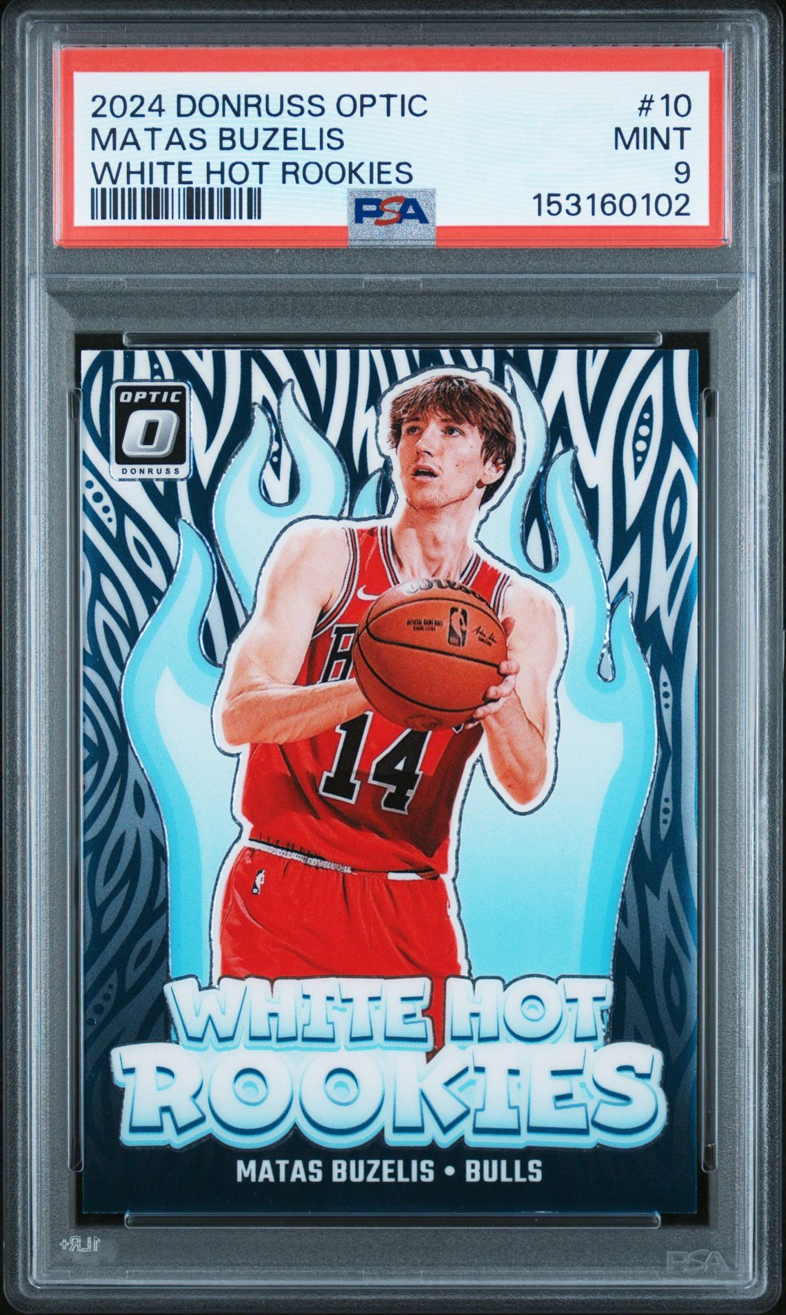 2024 Panini PANINI DONRUSS OPTIC WHITE HOT ROOKIES #10 Matas Buzelis front