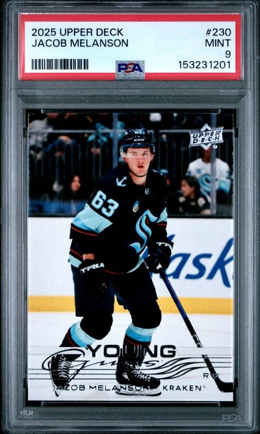 2025 Upper Deck Young Guns #230 Jacob Melanson front