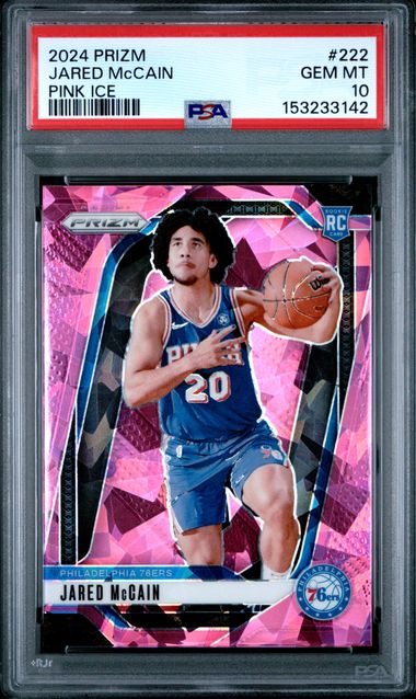 2024 Panini PANINI PRIZM Gold #222 Jared Mccain front