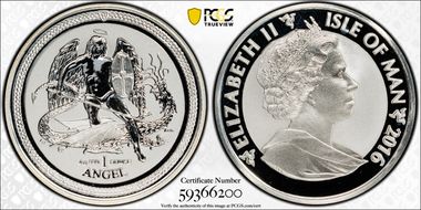 2016-P Angel Silver PR69DCAM