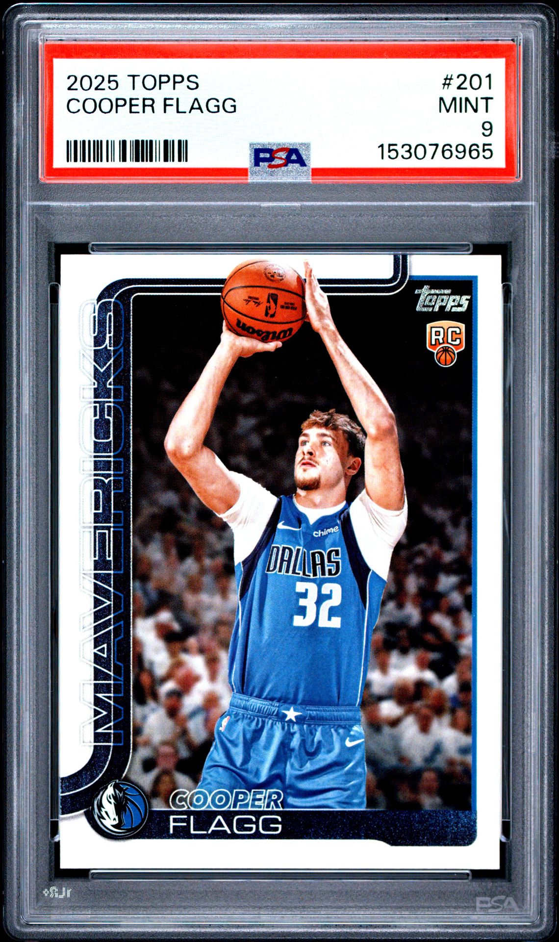 2025 Topps Cooper Flagg #201 Mint 9 front