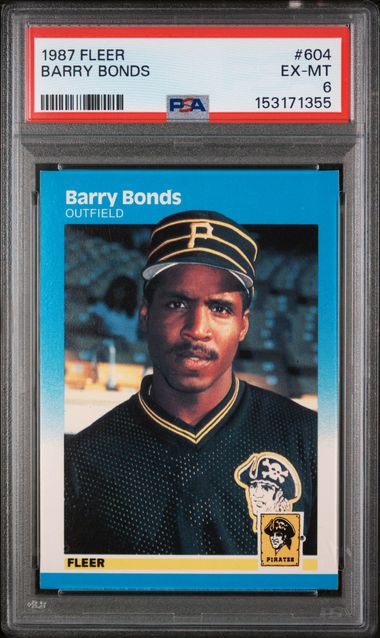 1987 Fleer #604 Barry Bonds front