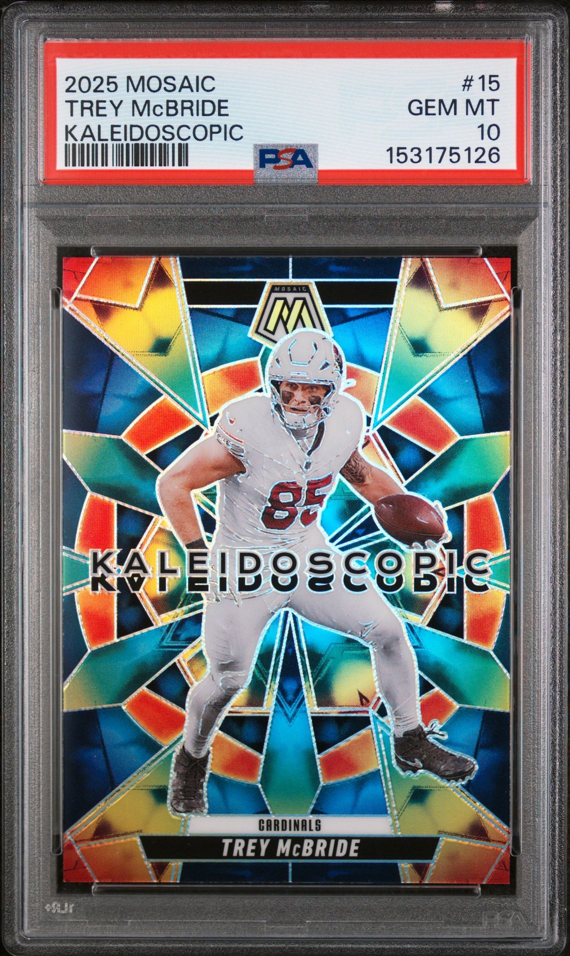 2025 Panini PANINI MOSAIC KALEIDOSCOPIC #15 Trey Mcbride front