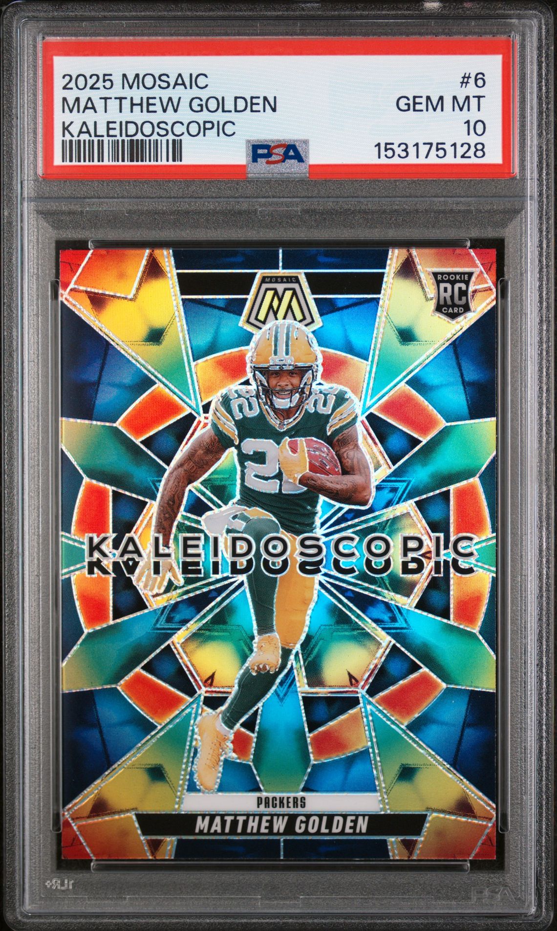 2025 Panini PANINI MOSAIC KALEIDOSCOPIC #6 Matthew Golden front