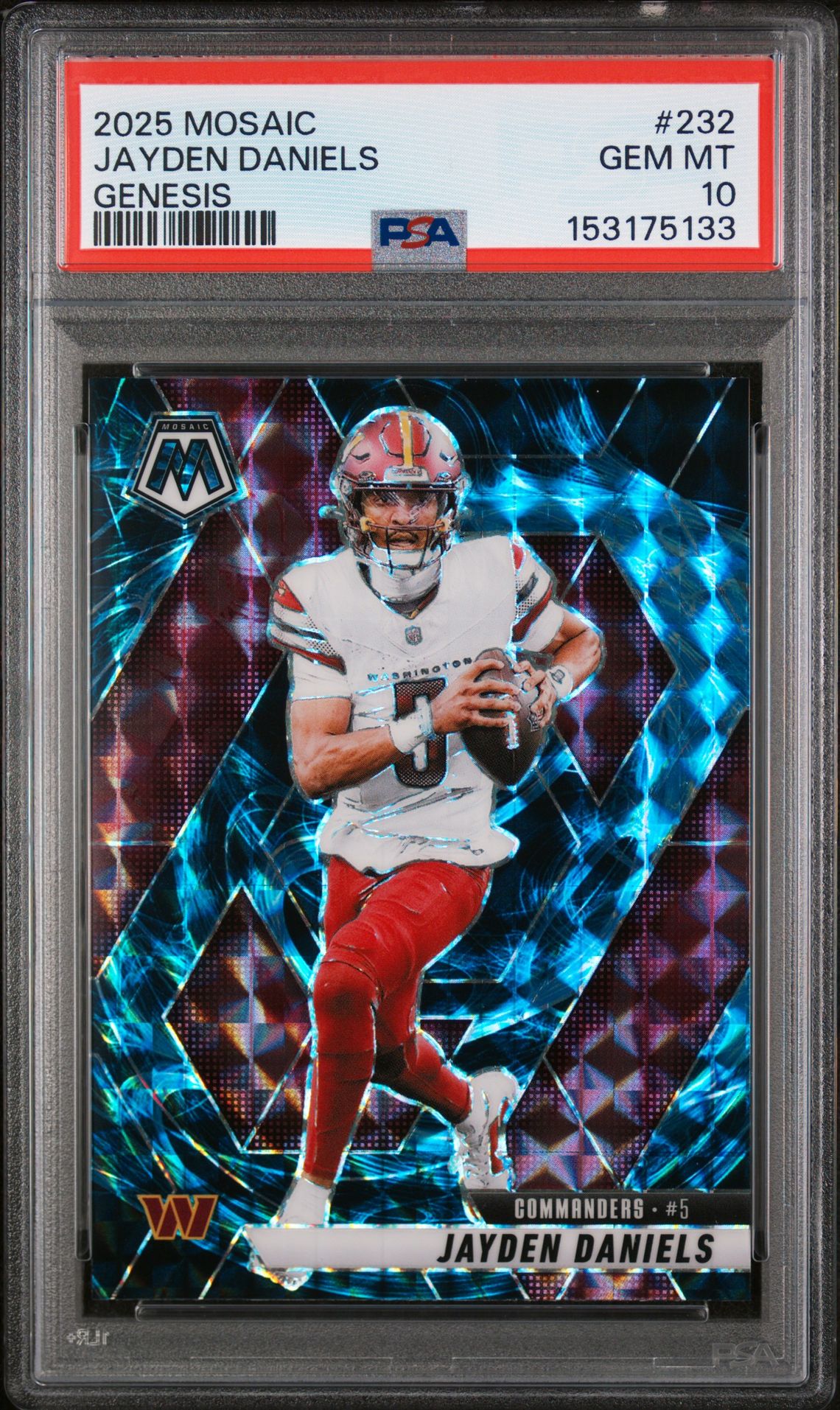2025 Panini PANINI MOSAIC GENESIS #232 Jayden Daniels front