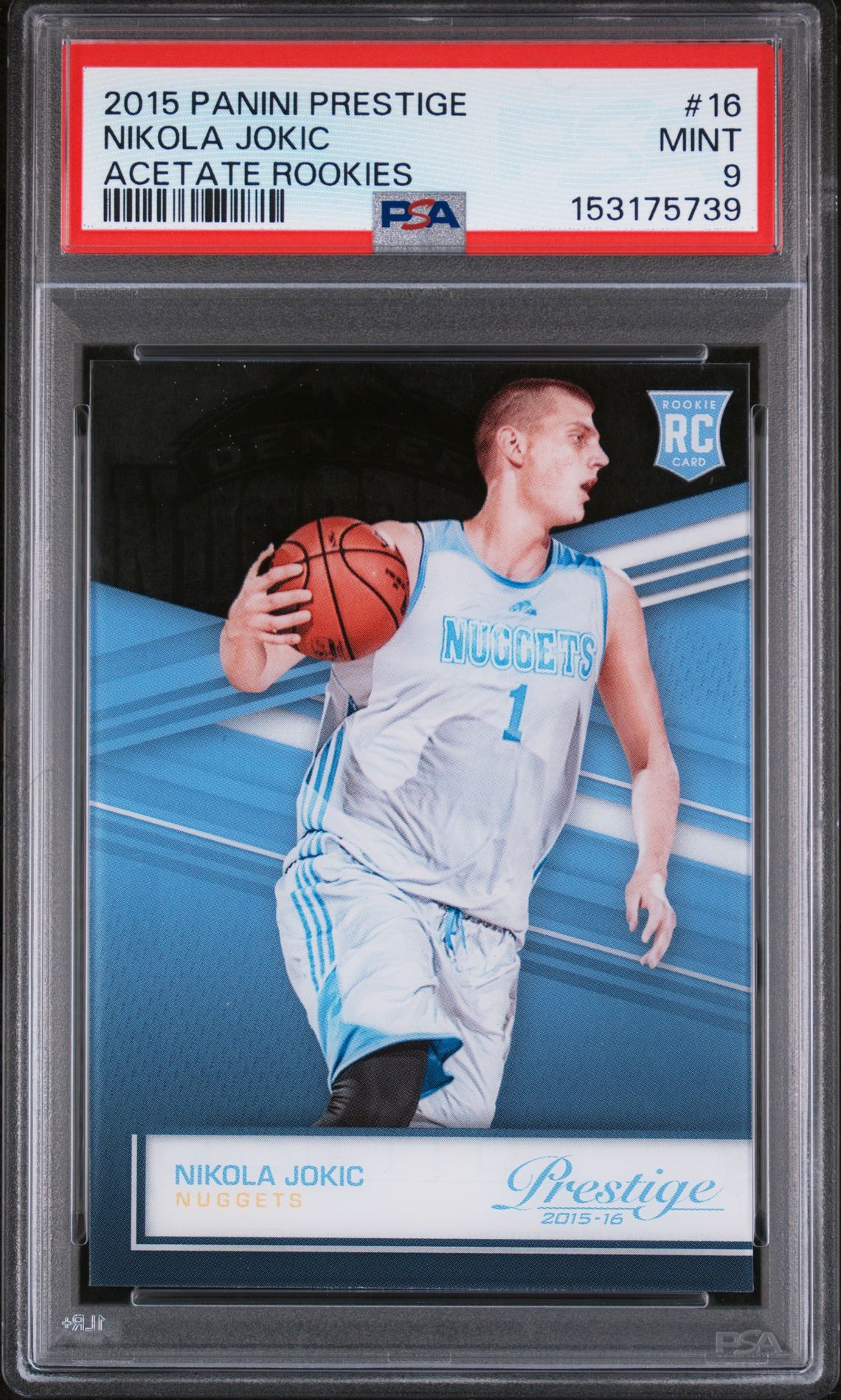 2015 Panini PANINI PRESTIGE ACETATE ROOKIES #16 Nikola Jokic front