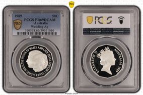 1989 50C Wedding Ag PR69DCAM