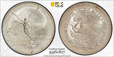 1996-Mo Onza Libertad Ag MS66