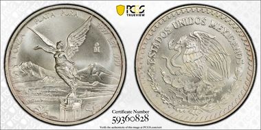 1997-Mo Onza Libertad Ag MS64