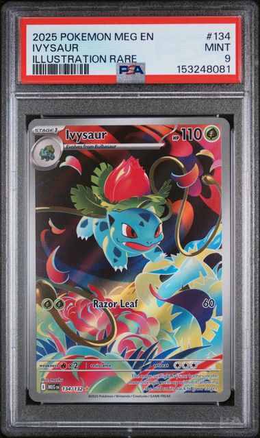 2025 Pokemon Illustration Rare #134 Ivysaur front
